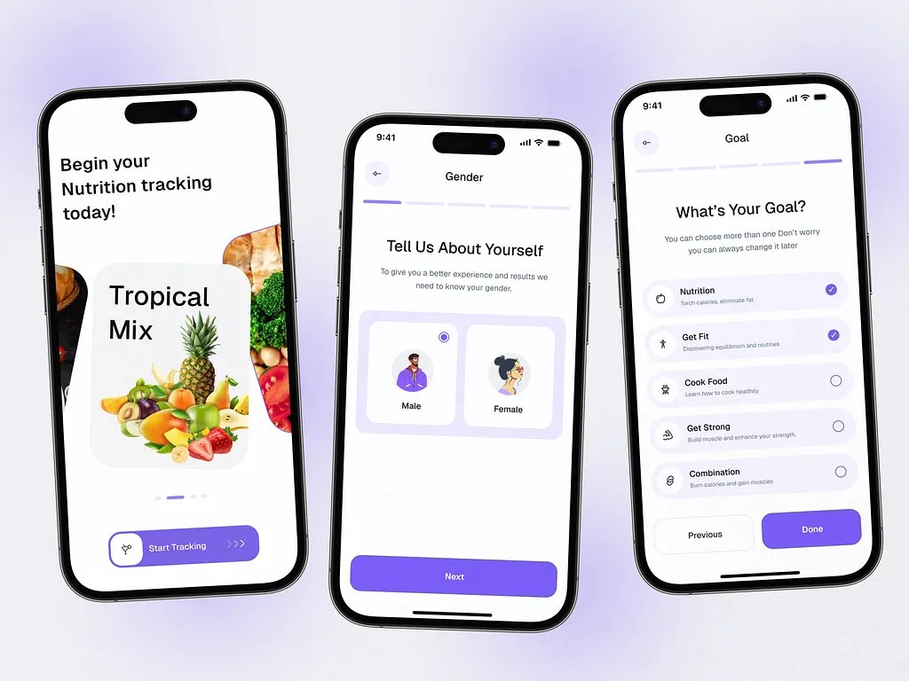User flow onboarding app mobile
